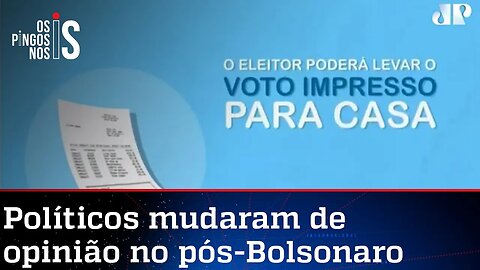 O que armam os que mudaram de opinião sobre o voto auditável?