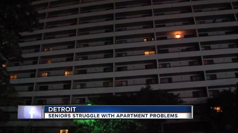 Detroit senior apartment building has broken elevator, air conditioning in heat wave