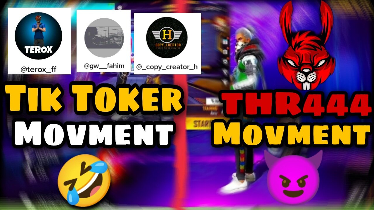 Tik Toker - Movment - vs - Thr 444 Movment 😈😡