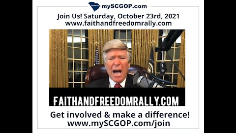 mySCGOP.com - Join us at the www.FaithAndFreedomRally.com October 23, 2021