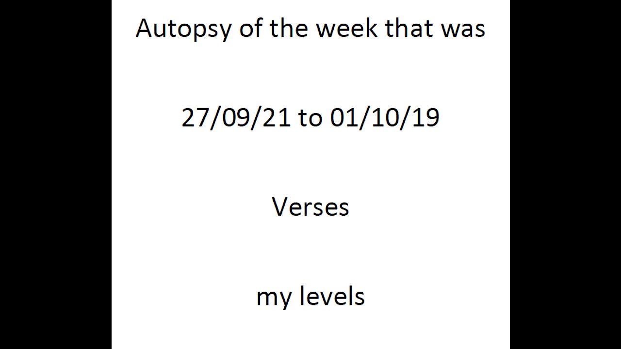 Ep 007 Autopsy of last weeks levels