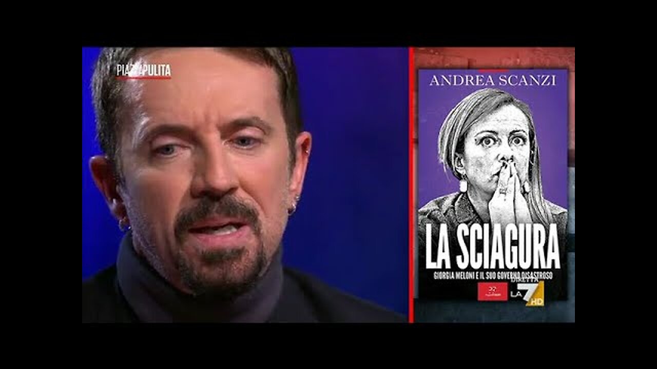 Andrea Scanzi in tv sulla Meloni:E' meno peggio di Renzi,Salvini ma si è finta nuova ed è con l'elite.Scanzi nel suo libro descrive la sua incoerenza sulle tante promesse mai mantenute,come l'emergenza sbarchi e di stare con l'elitè