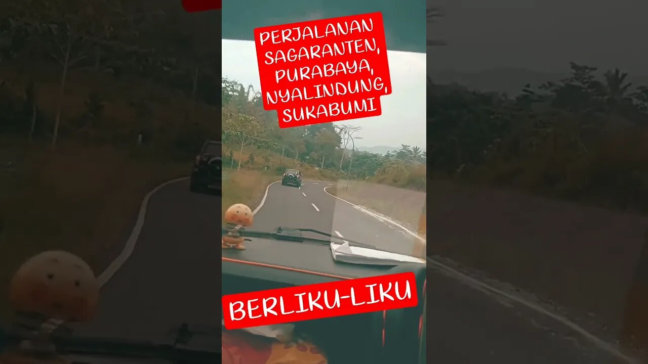 PERJALANAN SAGARANTEN, PURABAYA, NYALINDUNG, SUKABUMI, PALABUHANRATU#shorts
