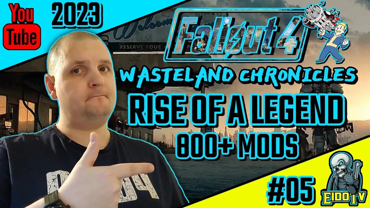 FO4-Rise Of A Legend Ep05 | Taking On The Wasteland With An AK-47
