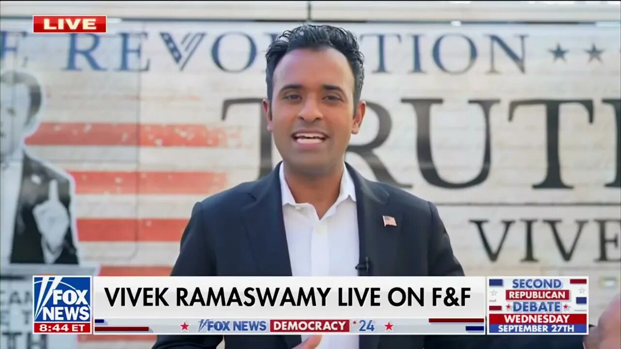 Vivek Ramaswamy on Fox News' Fox & Friends 9.2.23