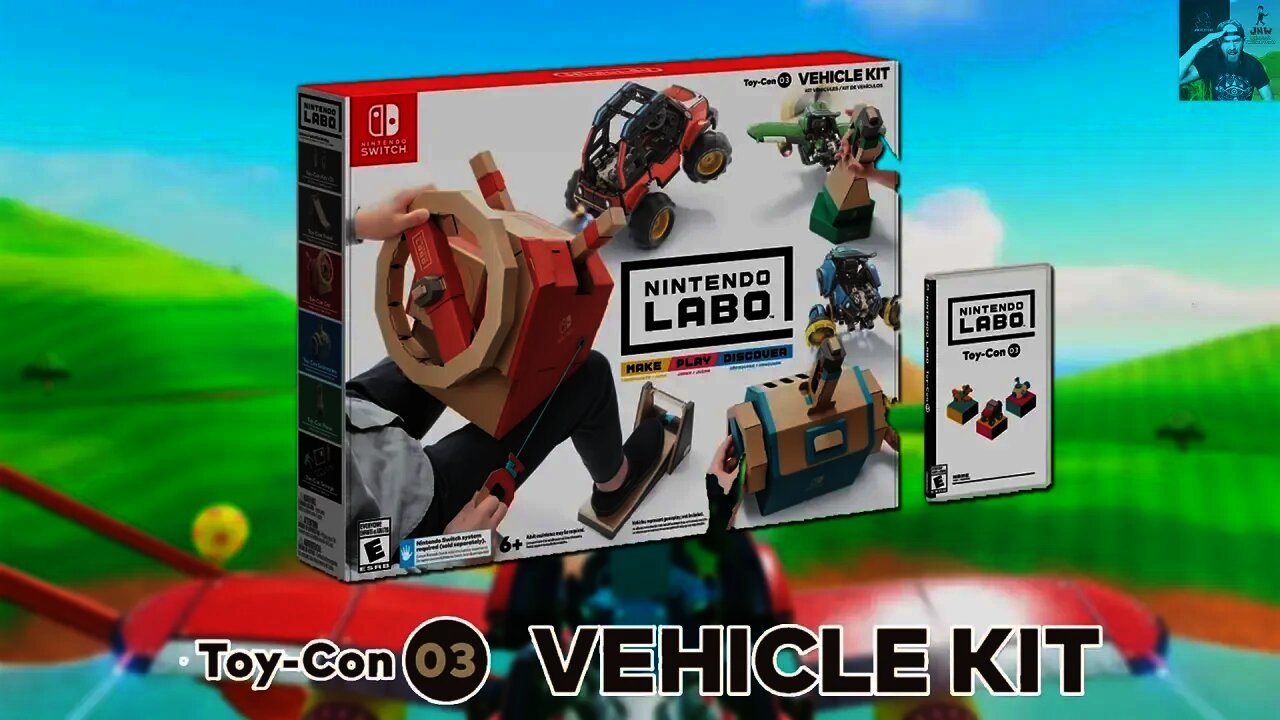 NEW Nintendo Labo Kit Announced - Toy Con 3 Vehicle Kit Coming Soon!