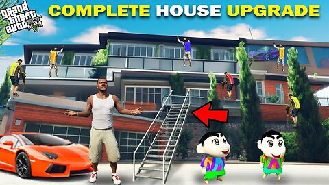 GTA 5 : Franklin Shinchan & Pinchan Full New Ultra Luxury House Upgrade Complete GTA 5