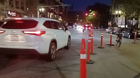 just watching how many cars are driving on the wrong side of the road