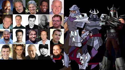 Animated Voice Comparison- Shredder (TMNT)