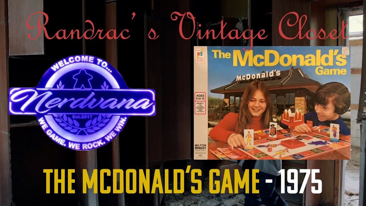 The McDonald's Game Board Game Review (Randrac's Vintage Closet)