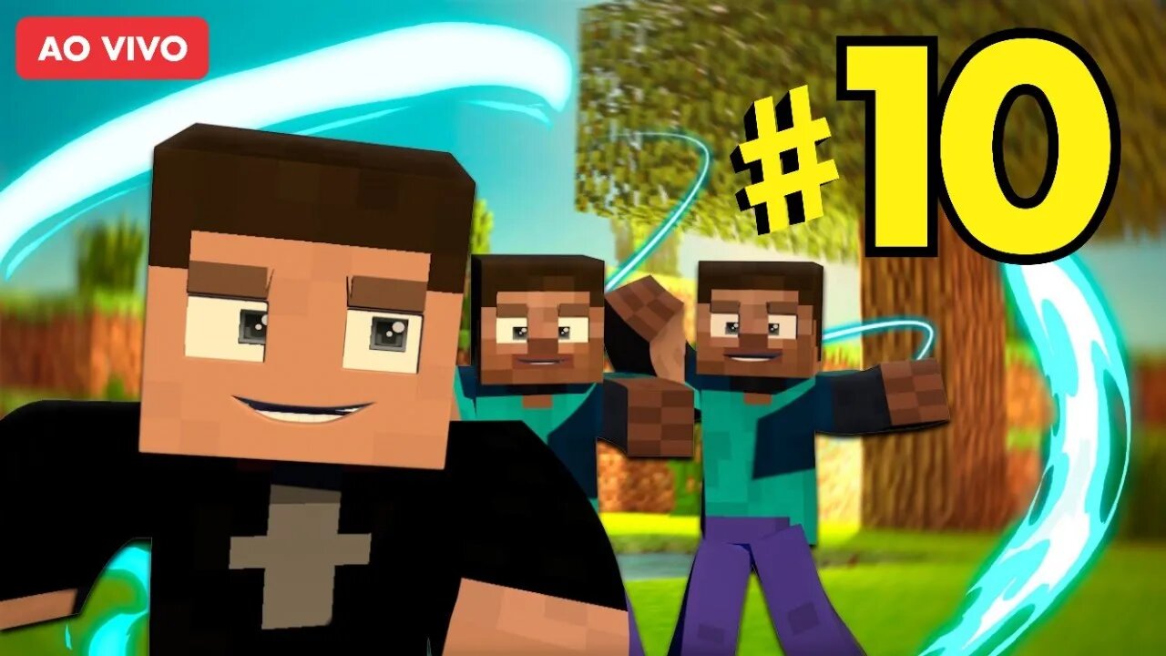 LIVE DE MINECRAFT COM OS INSCRITOS VEM JOGAR EVENTO #10