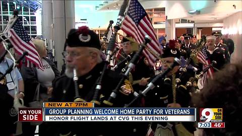 Group planning welcome home party for veterans