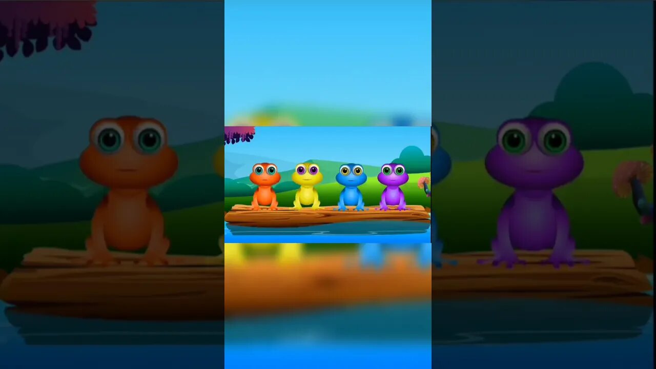 5 Little Frog #shorts #short #abcd #kids #everyone