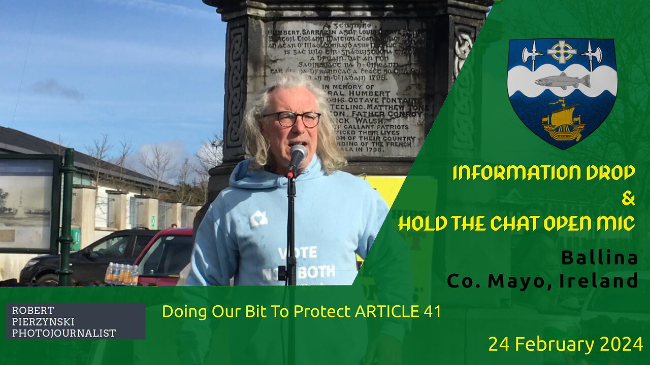 Information drop & Hold the chat open mic in Ballina - Speech no. 3