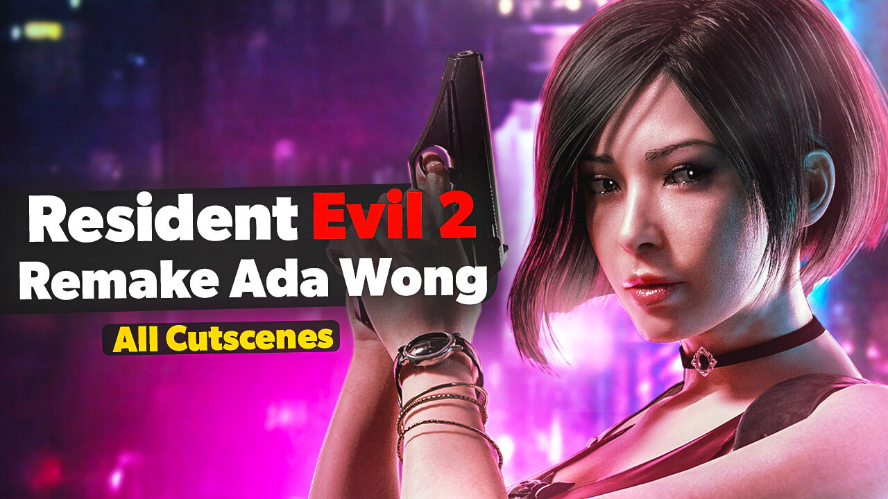 Resident Evil 2 Remake - Ada Wong (All Cutscenes) PS5✔️4K ᵁᴴᴰ 60ᶠᵖˢ + RAY TRACING