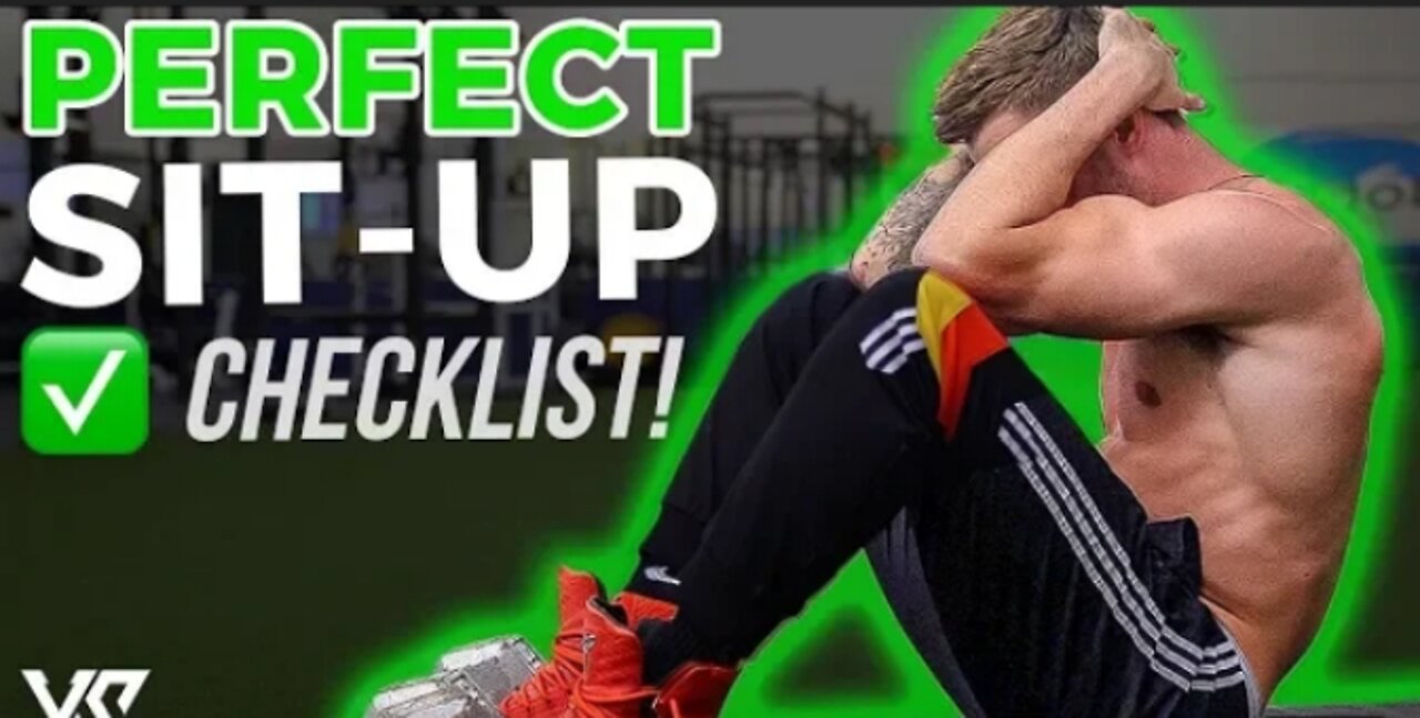 How to do the perfect sit up(5 easy step for biginners)