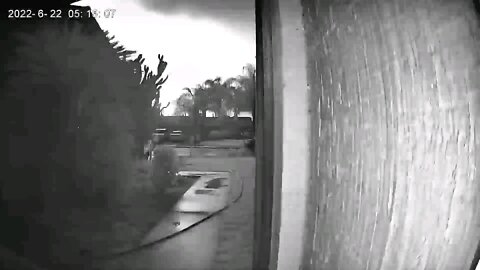 Scary Lightening at My Door