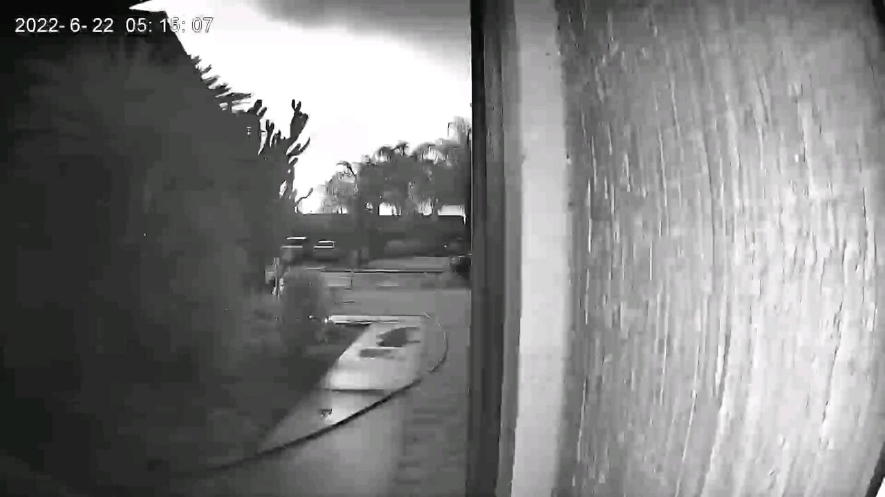 Scary Lightening at My Door