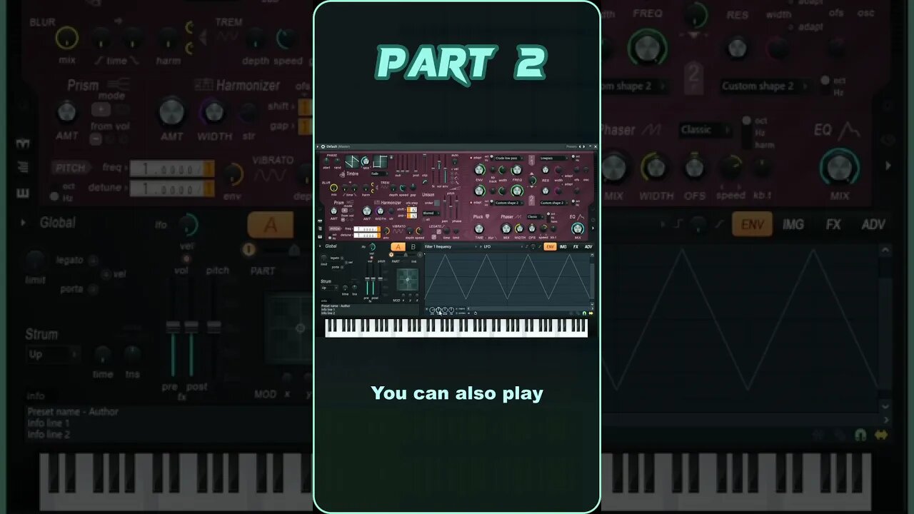 How to Create wabble Sounds. FL Studio Harmor Tips (Part 2)