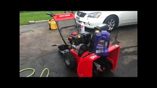 Brand New Craftsman Snow Blower Purchased From Lowe's Showroom With ISSUES LET'S FIX IT!