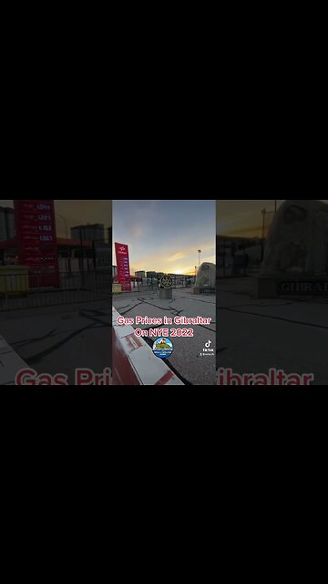 Gas Prices Gibraltar NYE 2022 #shorts
