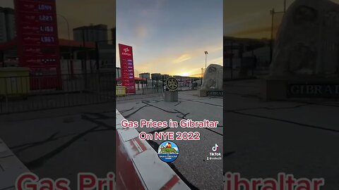 Gas Prices Gibraltar NYE 2022 #shorts