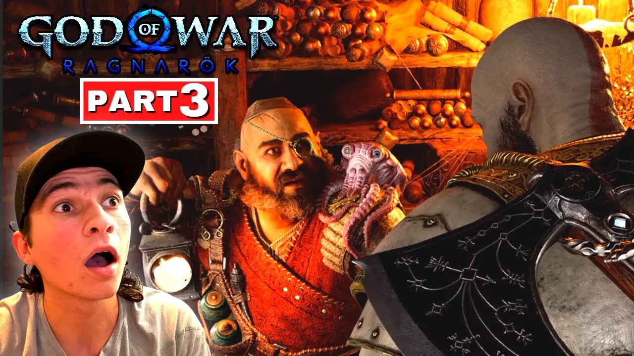 KRATOS RAGES AT DURLIN AFTER THIS - God of War Ragnarok Walkthrough Gameplay Part 3 (FULL GAME)