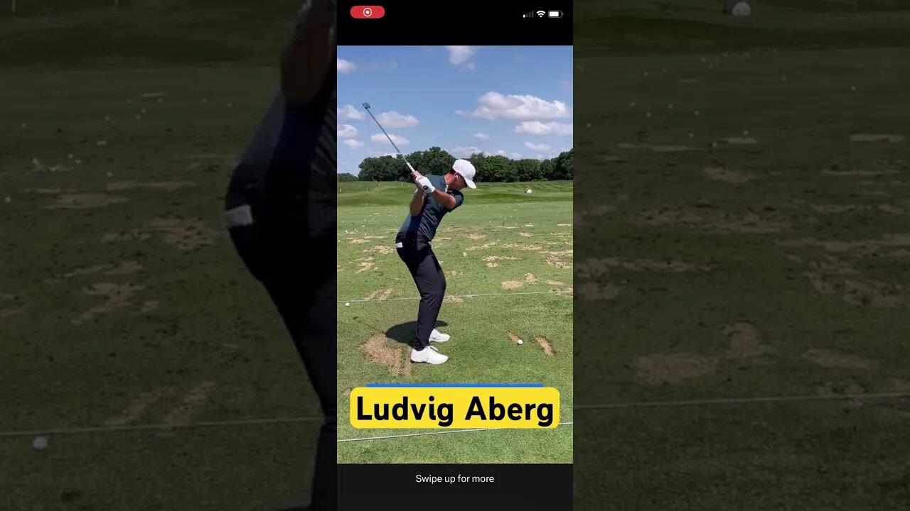 Ludvig Aberg future star on PGA Tour rips a golf shot! #ludvigaberg #golf #theopen