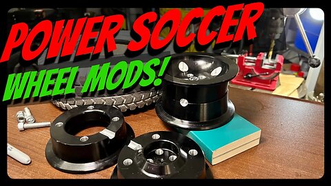 PowerSoccer wheel mods! (retrofitting air filled tires)