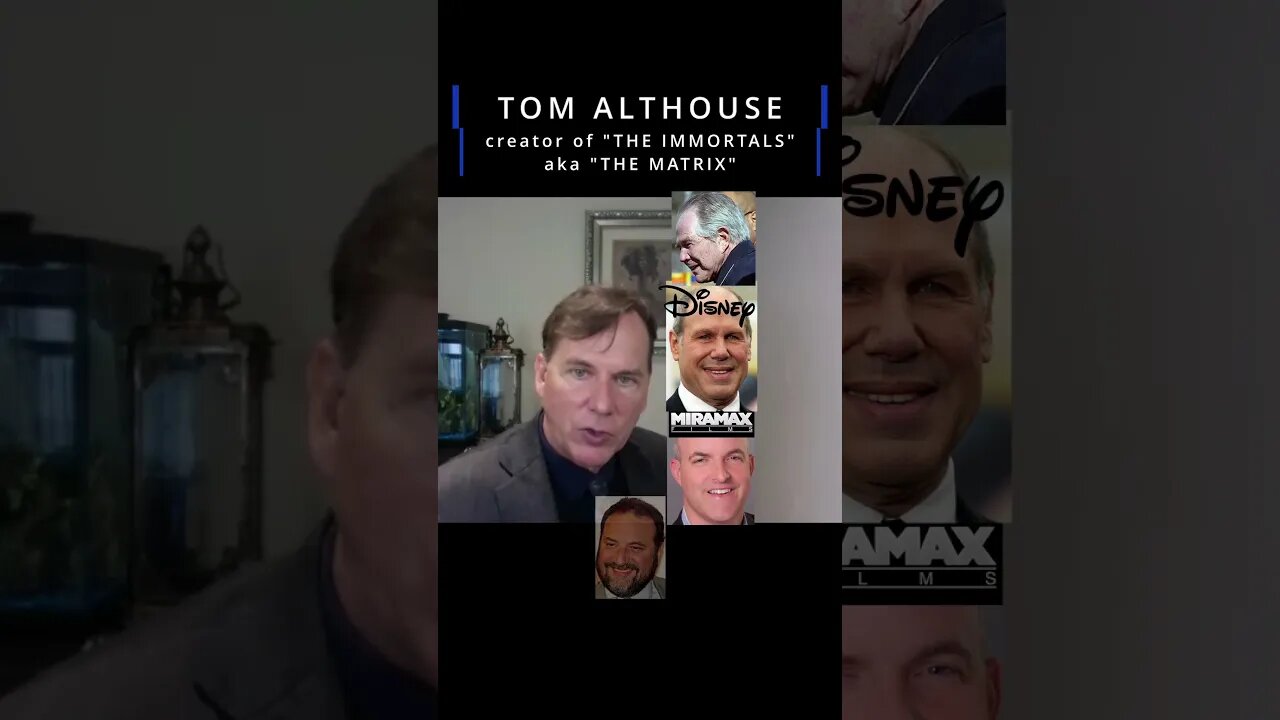 "Weinstein, Miramax, Disney, Robertson" Tom Althouse Clip 244 #shorts #disney #shortsfeed #matrix