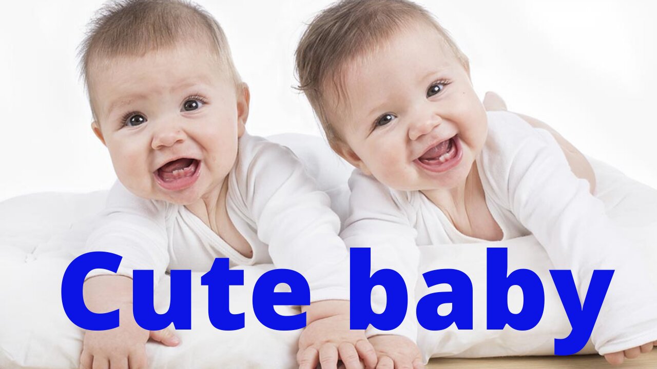 Cute Twins Baby Playing and Laughing Together - Twins Baby Video