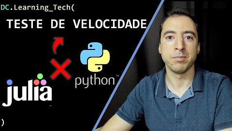 Teste de VELOCIDADE !! Python X Julia