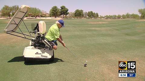 Valley man overcomes physical challenges, hits hole-in-one at local course