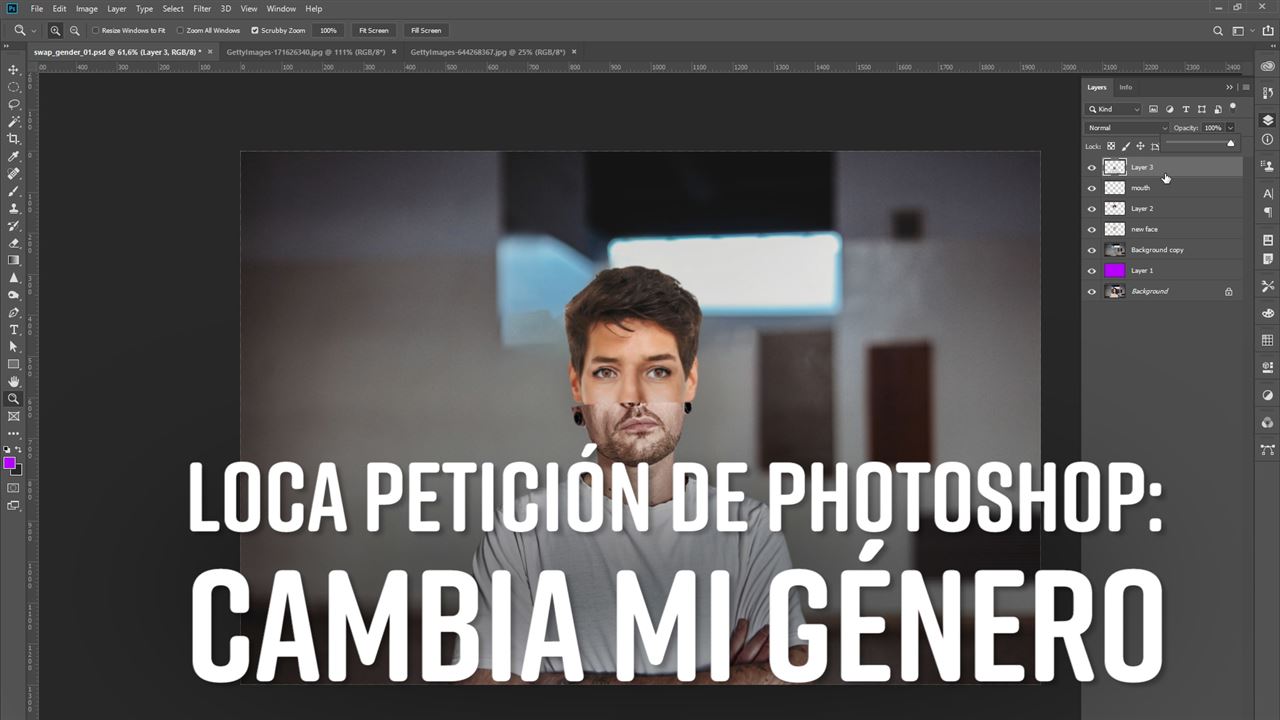 Peticiones locas de Photoshop: ¿Puedes cambiar mi género?