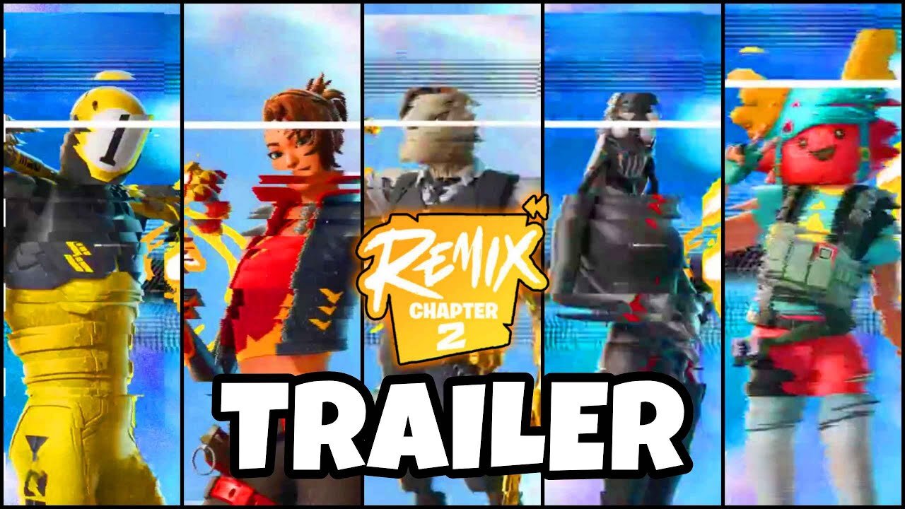 NEW Fortnite Chapter 2 Remix BATTLE PASS Trailer‼️🔥 (Full Breakdown) - Latest Update