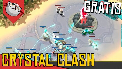 Lidere seu EXÉRCITO de Criaturas Mágicas na Lane - Crystal Clash [Gameplay Português PT-BR]