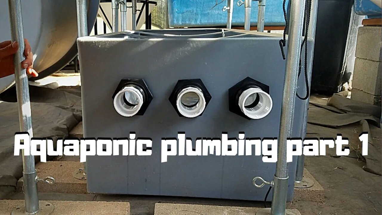 Aquaponic system Renovation part 13 (plumbing part 1)