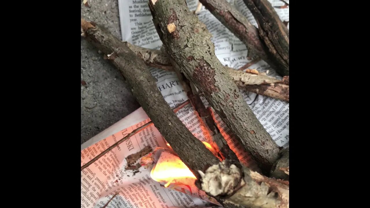 Easy Campfire Starting: Using ZIP Firestarters