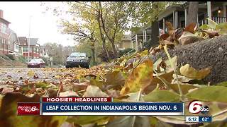 Leaf collection in Indianapolis begins November