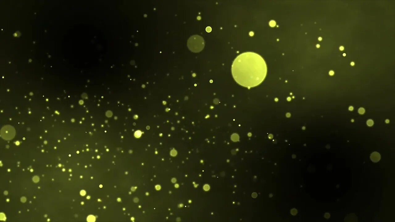 Yellow Sci fi Particles Background Backdrop Motion Graphics 4K 30fps Copyright Free