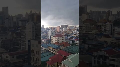 Rainy Season 🌧 Penh Cambodia 🇰🇭 #shorts #cambodia #phnompenh #expat #digitalnomads