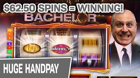 🤑 Massive $62.50 Spins Have Me winning & Winning & WINNING 🤵 The Bachelor Slots | Raja Slots