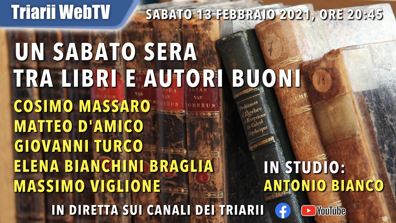 UN SABATO SERA TRA LIBRI E AUTORI BUONI