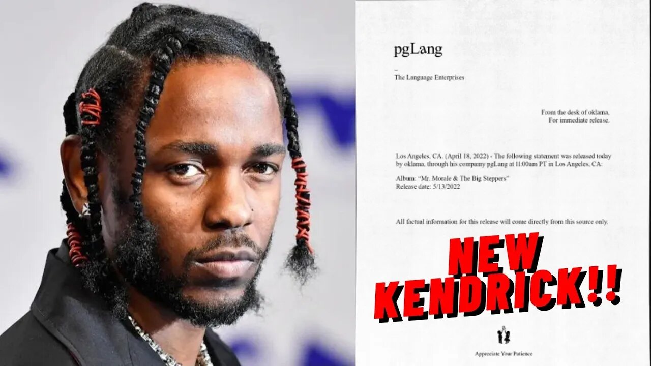 KENDRICK LAMAR NEW ALBUM!!