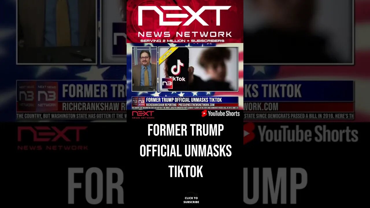 Former Trump Official Unmasks TikTok #shorts