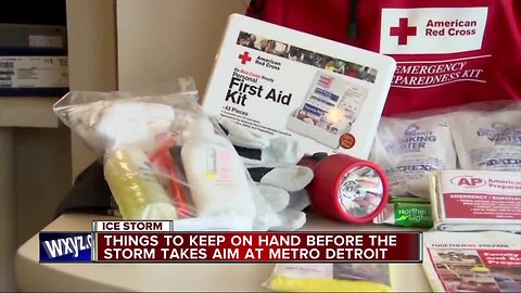 Things to keep on hand before the storm takes aim at metro Detroit