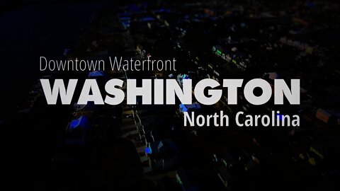 Downtown Waterfront Washington North Carolina DJI Mavic Air 2