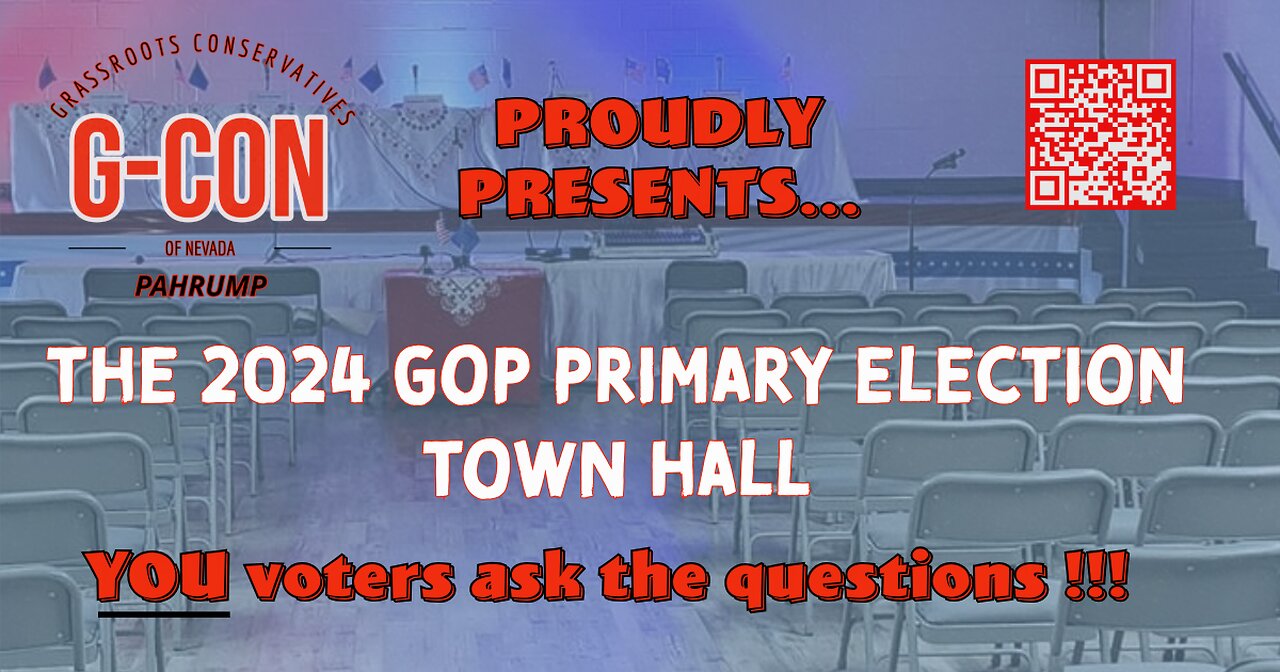 G-CON's 2024 GOP Primary Election Town Hall Full Recording