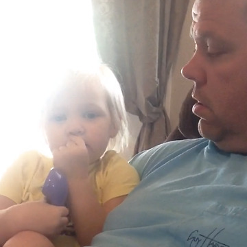 Cute Girl Repeats “I love boys” To Her Dad