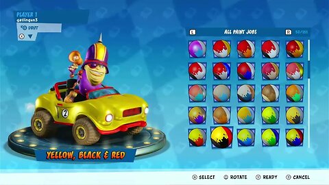 Cabrio Kart x All Paint Jobs Showcase - Crash Team Racing Nitro-Fueled